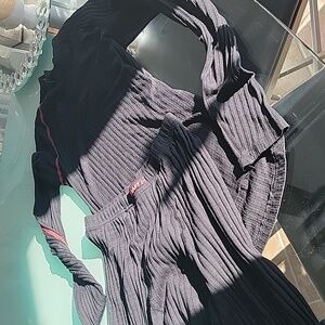 Craft Cycling Woman's Black  Active Long Sleeve Roundneck ribbed set.